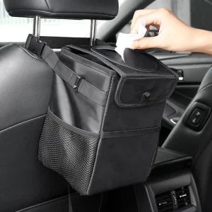 Car Bin Waterproof Foldable Storage Dustbin Travel Rubbish Waste Basket Bag Box